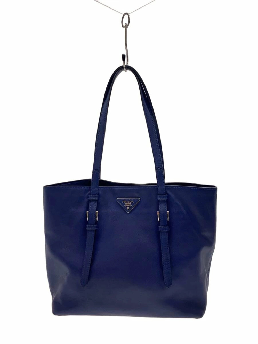 Prada blue Saffiano Soft Shopping Tote bag